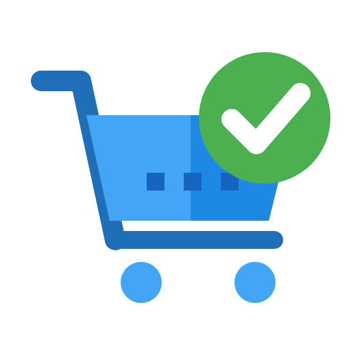 Ícone de compra concluída