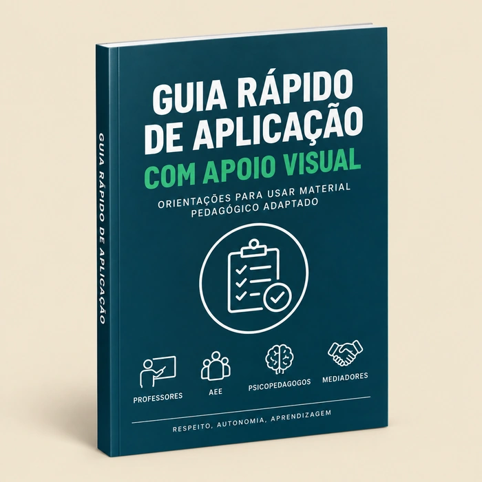 Capa do Guia Rápido de Aplicação com Apoio Visual
