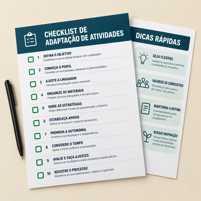 Capa do Checklist de Adaptação para o Fundamental 2