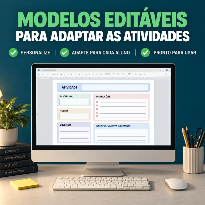 Capa dos Modelos Editáveis para Ajustar as Folhas