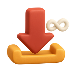 Seta de download indicando acesso imediato e vitalício